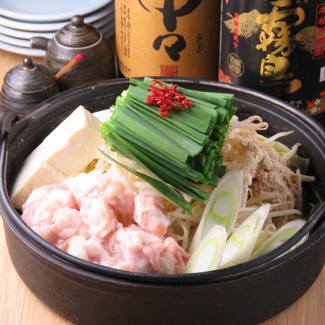 濃厚醤油牛もつ鍋｜鶏心