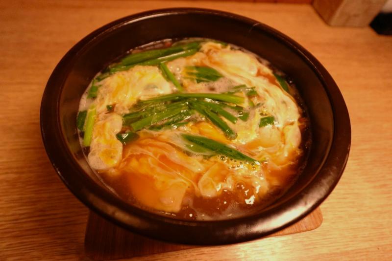 ニラたっぷり鶏雑炊